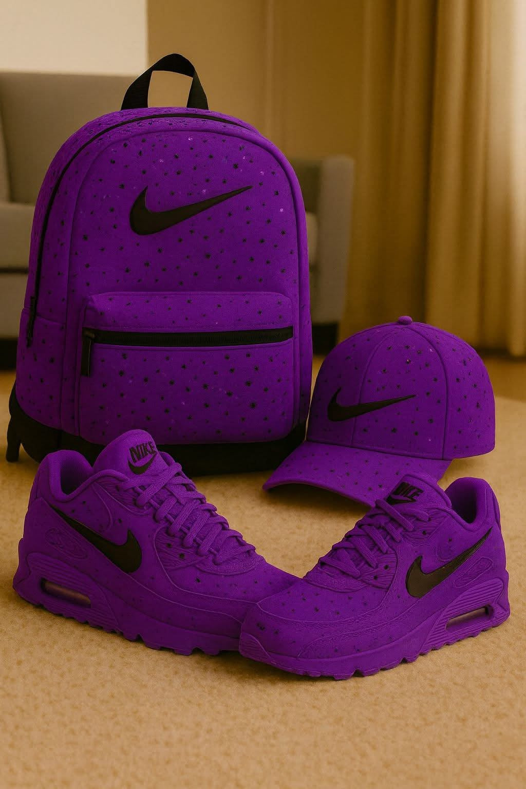 The Amazing Customised Air Max Sneaker + Matching Shoulder Bag