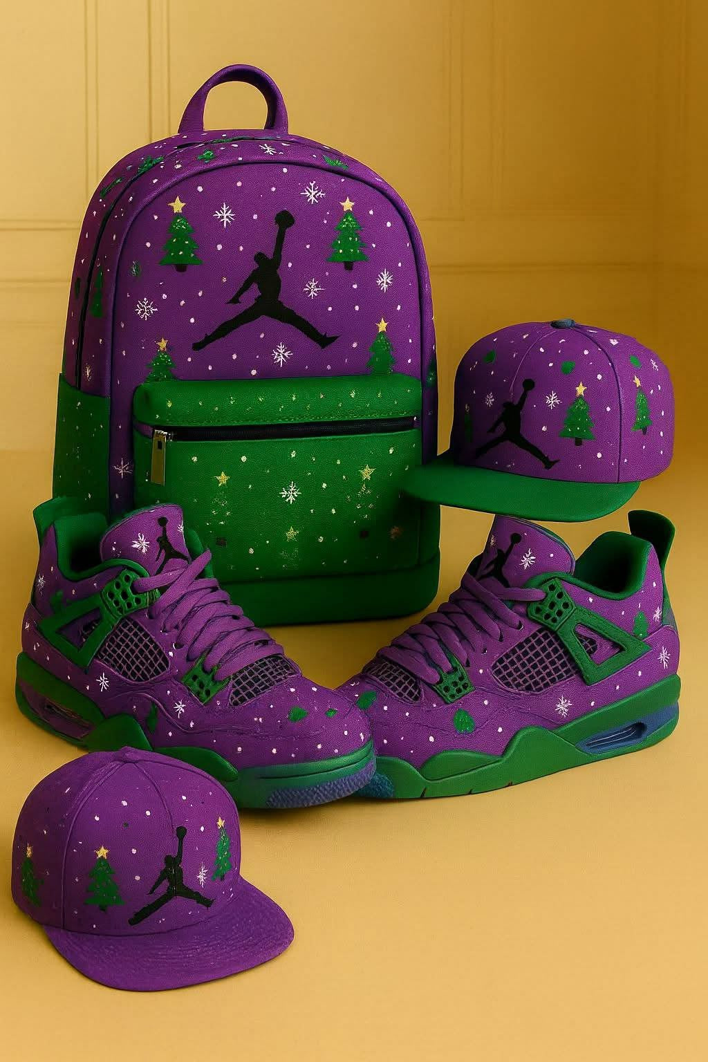 The Amazing Customised Jordan Sneaker + Matching Shoulder Bag